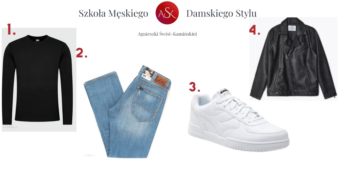 męska sylwetka typu v