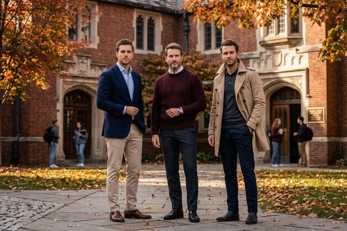 męski styl preppy